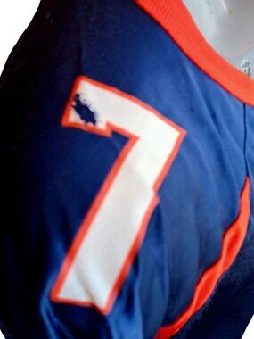 men's XL 44 Vtg Champion Denver Broncos Elway #7 NFL Jersey Mexico 1990's